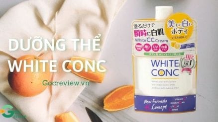 [REVIEW] Dưỡng thể White Conc làm trắng da được yêu thích nhất