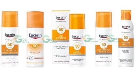 [REVIEW] 6 loại kem chống nắng Eucerin mang hiệu quả chống nắng vượt bậc
